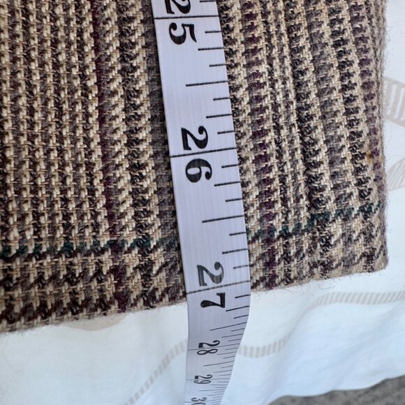 Abraham Moon Wool & Silk Tan Tweed Blazer Sports Jacket - Picture 11 of 11